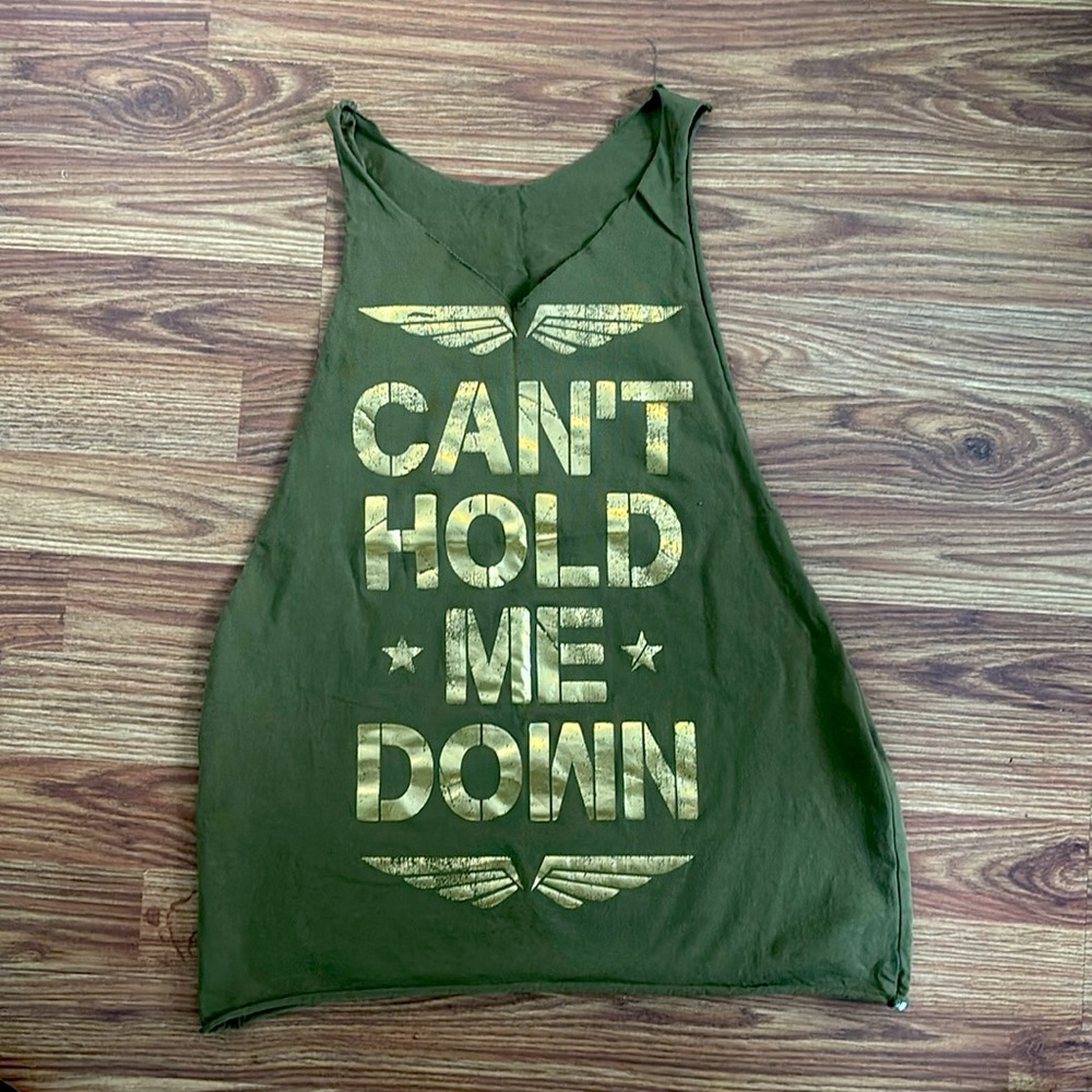 Zumba Fitness Olive Green Tank Top